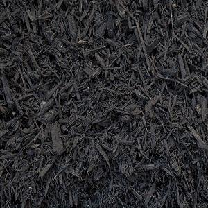 An example of black mulch