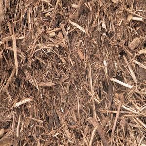 An example of natural hardwood mulch